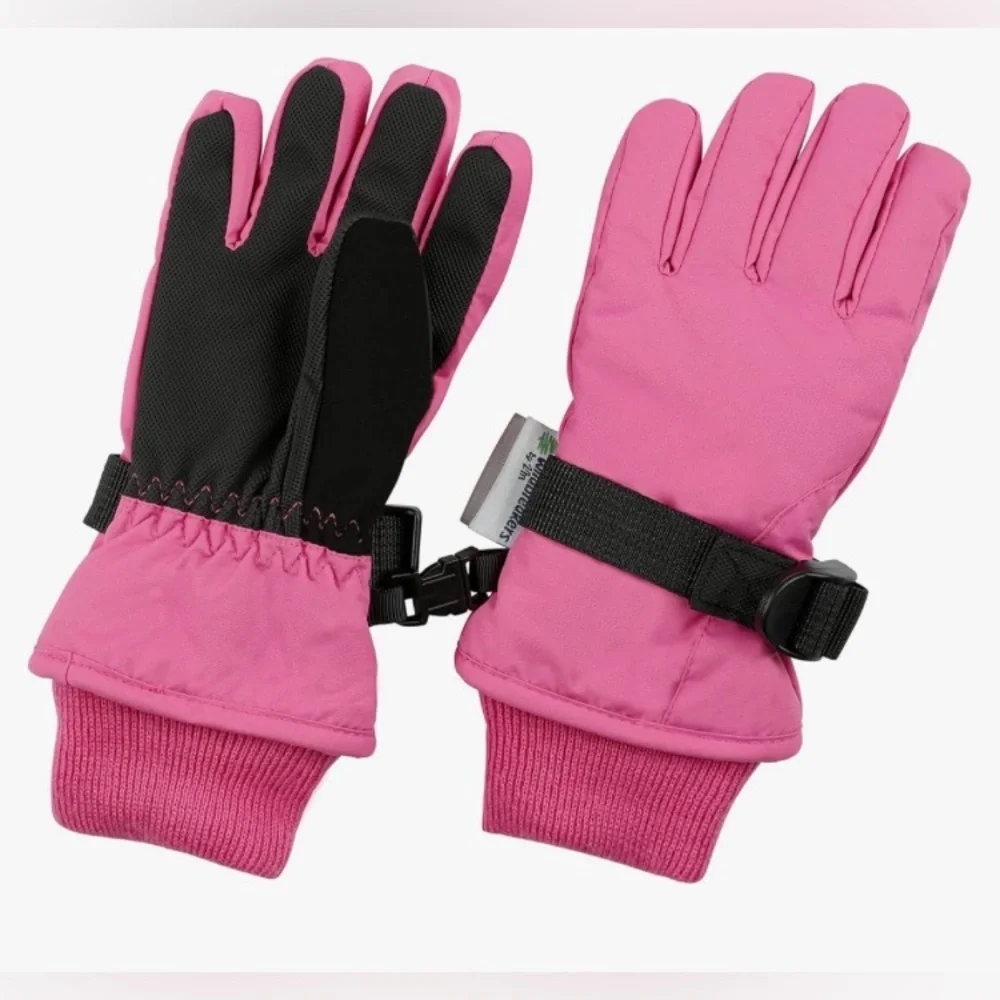 NEW-Zelda Matilda 3M 100G Thinsulate WaterproofWarmest Winter KidsGloves Age 4-6